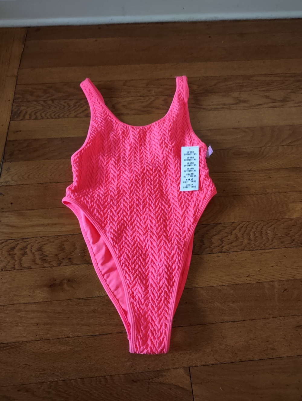 hot pink one piece bathing suit from urban outfitters (out from under) size XS